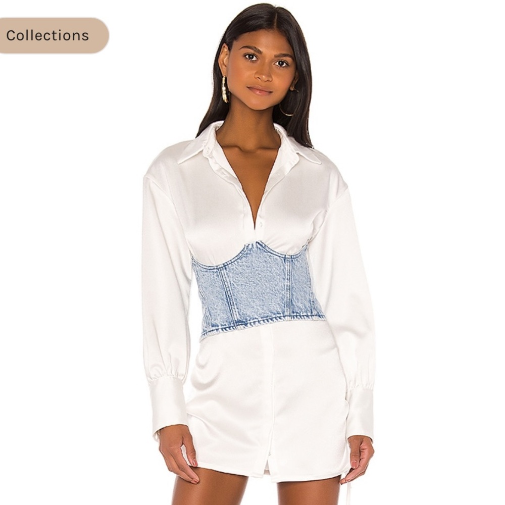 GRLFRND Denim Corset